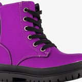 Meisjes veterboots paars