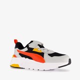 Puma Trinity Lite AC+ kinder sneakers grijs rood