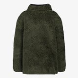 Jongens teddy vest donkergroen