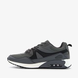 Heren sneakers grijs zwart met airzool