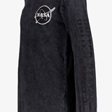 Jongens shirt zwart met acid wash