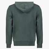 Heren hoodie grijs met opdruk