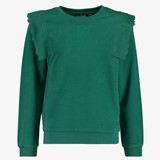 TwoDay meisjes sweater groen met ruches