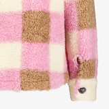 Geruite meisjes teddy shacket