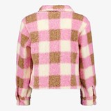 Geruite meisjes teddy shacket