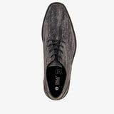 Heren veterschoenen grijs
