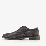 Heren veterschoenen grijs