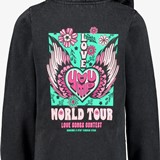 Meisjes sweatjurk met backprint