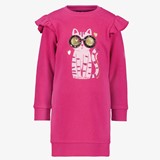 TwoDay meisjes jurk met ruches roze