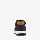 Jongens sneakers donkerblauw cognac