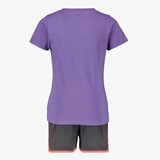 Tweedelige meisjes sport set paars