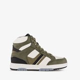 Hoge jongens sneakers groen wit
