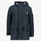 Jongens halflange winterjas blauw