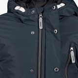 Jongens halflange winterjas blauw