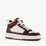 ONLY Shoes hoge dames sneakers wit rood