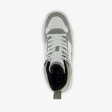 Hoge dames sneakers grijs wit