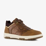 Hoge heren sneakers cognac