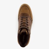 Hoge heren sneakers cognac