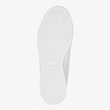 Heren sneakers wit met blauw detail