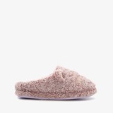 Dames pantoffels roze kat