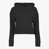 Osaga cropped dames hoodie zwart