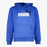 Puma Essentials Big Logo kinder hoodie blauw
