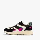 Dames dad sneakers met zebraprint