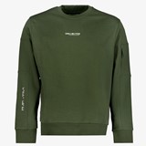 Produkt heren sweater met rits groen