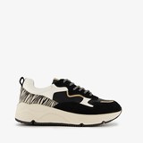 Leren dames dad sneakers zebraprint
