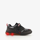 Jongens sneakers met lichtjes zwart