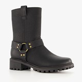 Blue Box dames biker boots zwart