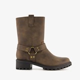 Dames biker boots bruin