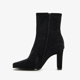 Enkellaarsjes met hak strass steentjes