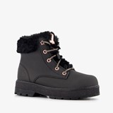 Skechers Street Glitz gevoerde veterboots zwart