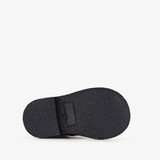 Leren meisjes enkellaarsjes metallic paars