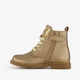 Gevoerde leren meisjes veterboots goud
