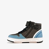 Hoge jongens sneakers blauw zwart