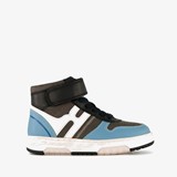 Hoge jongens sneakers blauw zwart