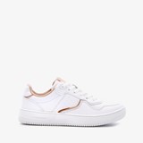 Dames sneakers wit roze