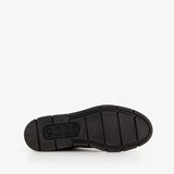 ECCO leren dames veterschoenen zwart