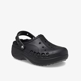 Crocs Baya Platform Lined dames klompen zwart