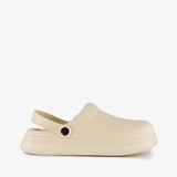 Dames tuinklompen gevoerd beige