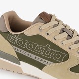 Heren sneakers beige groen