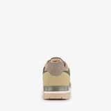 Heren sneakers beige groen
