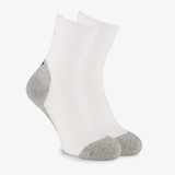 2 paar sportsokken wit grijs