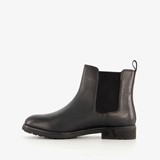 Lage dames chelsea boots zwart