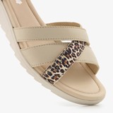 Dames sandalen beige
