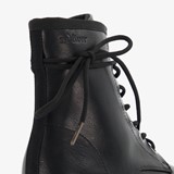 Dames veterboots zwart