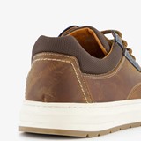 Leren heren veterschoenen cognac