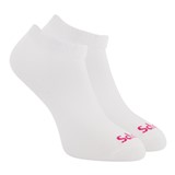 1 paar dames sneakersokken wit